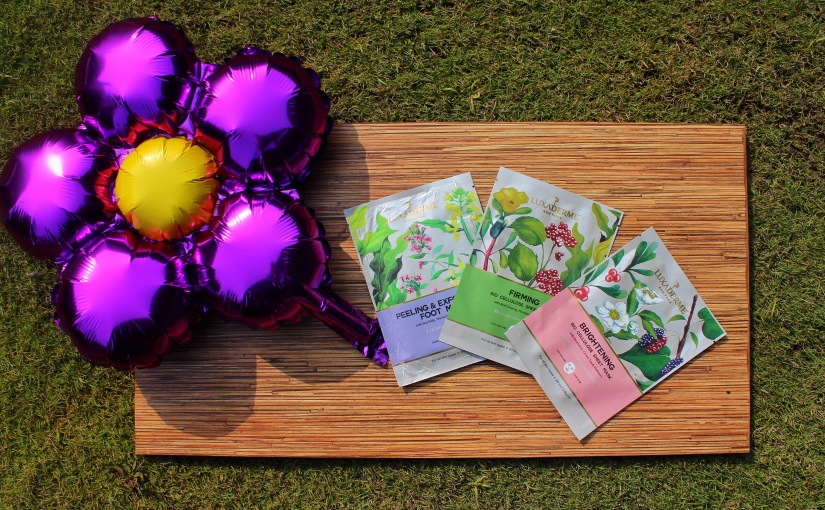One Step Away to a Healthy Glowing Skin  | Luxaderme New York Face & Foot Masks Review